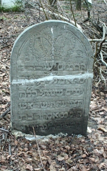 Wsp&oacute;łczesna fotografia macewy ze Starego Kirkutu w Lublinie