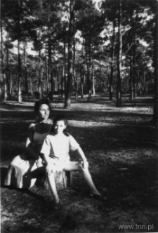 Anna Langfus z córką Marią