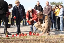 Uroczystości 65 rocznicy wybuchu powstania w obozie zagłady w Sobiborze