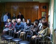 Uczestnicy "Wędrownych Spotkań z Opowieścią" w Bychawie