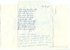 List Ludwika Flecka do Danuty Boreckiej 24.01.1961