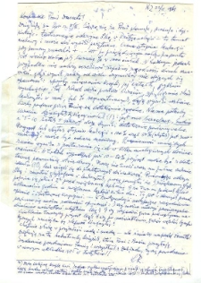 List Ludwika Flecka do Danuty Boreckiej 22.03.1961