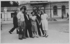 Wanda Brzyska (z d. Szteyn) na ulicy Lipowej w Lublinie