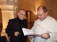 Prof. Zbigniew Hołda i Tomasz Dostatni