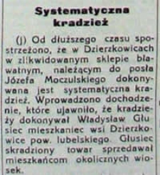 Systematyczna kradzież