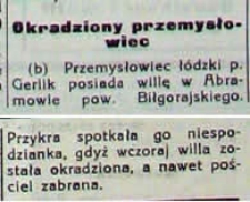 Okradziony przemysłowiec