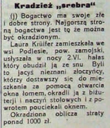 Kradzież „srebra”