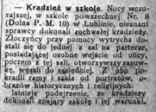 Kradzież w szkole