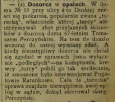 Dozorca w opałach