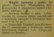 Węgiel, żarówka i sanki