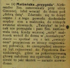 Małżeńska &bdquo;przygoda&rdquo;