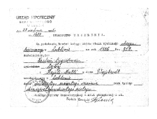 Świadectwo urodzenia Szulema Cygielmana (potem Nimroda Ariava)
