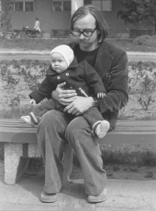 Prof. Zbigniew Hołda z córką Joanną