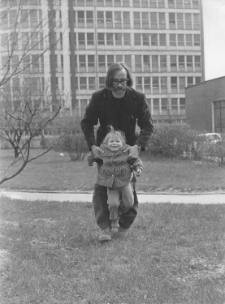 Prof. Zbigniew Hołda z c&oacute;rką Katarzyną