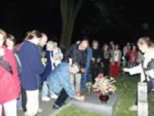 Prof. Władysław Panas : przy grobie Czechowicza