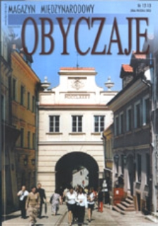 Obyczaje : Magazyn Międzynarodowy nr 12-13; zima-wiosna 2003
