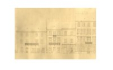 Elewacje kamienic zachodniej pierzei Rynku Starego Miasta w Lublinie