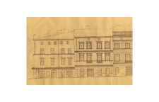 Elewacje kamienic wschodniej pierzei Rynku Starego Miasta w Lublinie