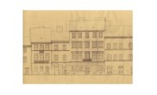 Elewacje kamienic południowej pierzei Rynku Starego Miasta w Lublinie