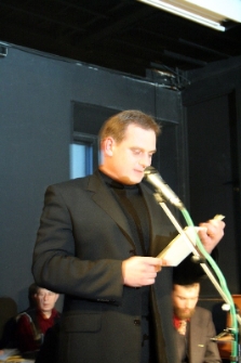 Tomasz Rakowski czyta fragment "Poematu o mieście Lublinie" J&oacute;zefa Czechowicza