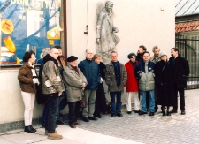 Odsłonięcie jednodniowego pomnika Józefa Czechowicza z okazji 98. rocznicy urodzin poety