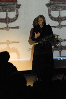 Eliza Nowikowska opowiada o Lublinie podczas 107 urodzin J&oacute;zefa Czechowicza