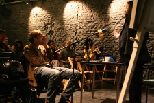 Publiczność zgromadzona na wykładzie Krzysztofa Czyżewskiego "Sztukmistrz Wschodu. Rozpoznawanie Lublina jako Europejskiej Stolicy Kultury"