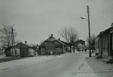 Bychawa, woj. lubelskie. Ulica wychodząca z rynku na wschód