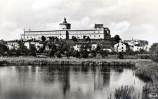 Lublin, panorama Zamku z nad stawu na Podzamczu