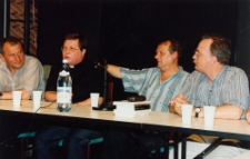 Dyskusja podczas spotkania z Adamem Michnikiem w ramach promocji książki „Kościół, lewica, dialog”