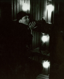 Witold Dąbrowski podczas premiery spektaklu "Inwokacja"