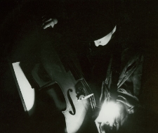 Witold Dąbrowski podczas premiery spektaklu "Inwokacja"