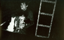 Henryk Sobiechart podczas premiery spektaklu "Zbyt głośna samotność"