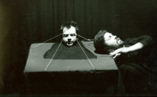 Jarosław Zoń i Grzegorz Linkowski podczas premiery spektaklu "Ziemskie pokarmy"