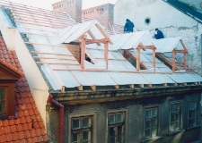 Kamienica Grodzka 19 podczas remontu