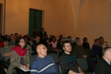 Publiczność podczas prezentacji projektu internetowego "Lublin w dokumencie"