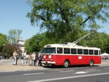 Trolejbus Historii na Placu Litewskim w Lublinie