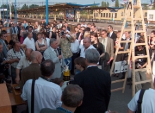 Przemowa Norberta Wojciechowskiego przed prezentacją multimedialną projektu "wagon.lublin.pl"