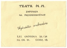 Wędr&oacute;wki niebieskie : zaproszenie