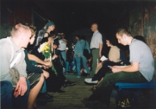 Uczestnicy wydarzenia "Podr&oacute;ż między wierszami"