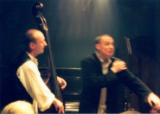 Witold Dąbrowski i Robert Brzozowski podczas premiery spektaklu "Jak Fajwł szukał samego siebie"