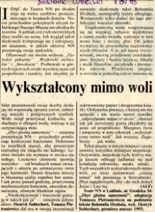Wykształcony mimo woli