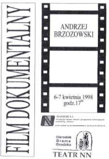 Spotkania z dokumentem filmowym - Andrzej Brzozowski