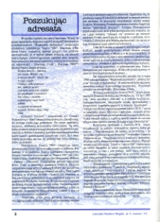 Poszukując adresata