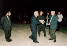 Icchak Karmi i Dawid Efrati - Ocaleni z Holocaustu podczas Misterium "Jedna Ziemia - Dwie Świątynie"