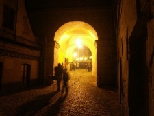 Misterium "Poemat o Miejscu". Widok z Bramy Grodzkiej w kierunku Starego Miasta