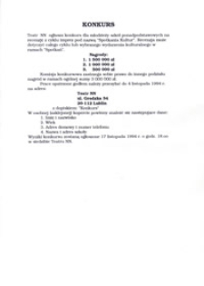 Konkurs (Spotkania Kultur)