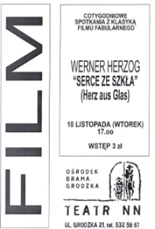 Spotkania z klasyką filmu fabularnego : Werner Herzog