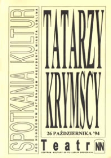Spotkania Kultur : Tatarzy Krymscy