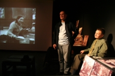 Andrzej Polakowski podczas promocji albumu "Pożegnanie Taboru"